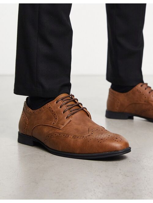 New Look brogue in dark brown