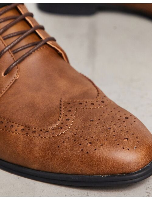 New Look brogue in dark brown