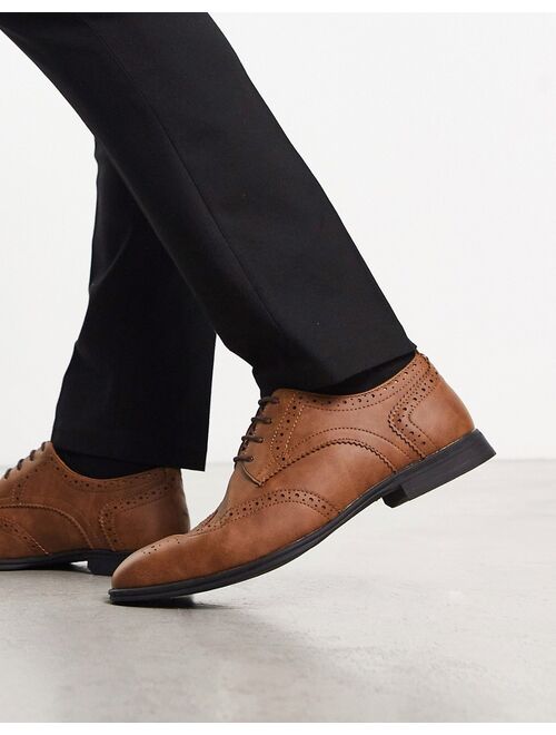 New Look brogue in dark brown