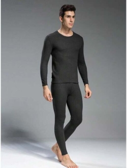 Men s Thermal Underwear Set Autumn winter Warm Clothes For Men Trendy And Cool Casual Wear Winter Outerwear Innerwear For Men Perfect For Autumn Outfit