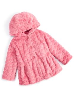 Toddler Girls Heart Faux Fur Coat, Created for Macy's