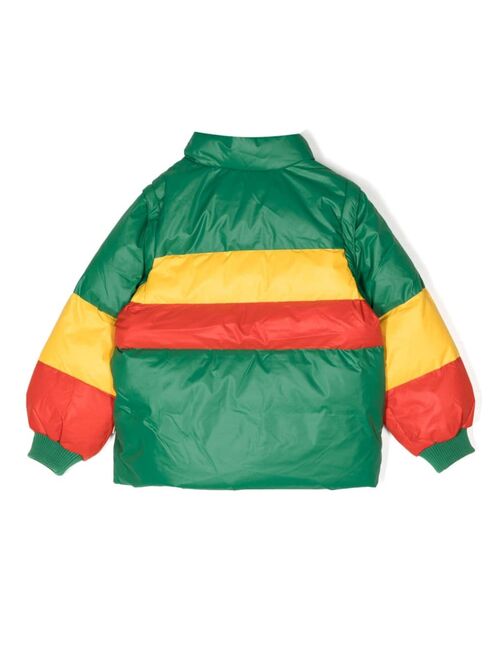 Mini Rodini logo-patch padded jacket