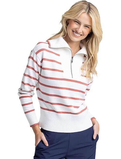 Southern Tide Maizy 1/4 Zip Sweater