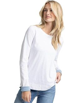 Southern Tide Long Sleeve Kimmy Crew Neck Tee