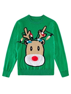 Funnycokid Ugly Christmas Sweater Kids Boys Girls Xmas Party Pullover Sweatshirt 3-10 Years