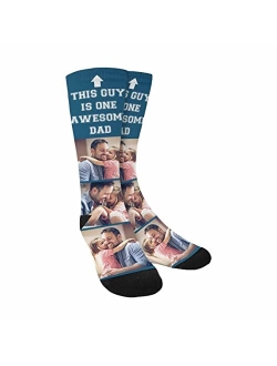 InterestPrint Custom Your Face Beloved Face Socks For Men Women