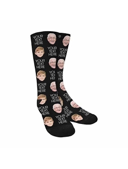 InterestPrint Custom Your Face Beloved Face Socks For Men Women