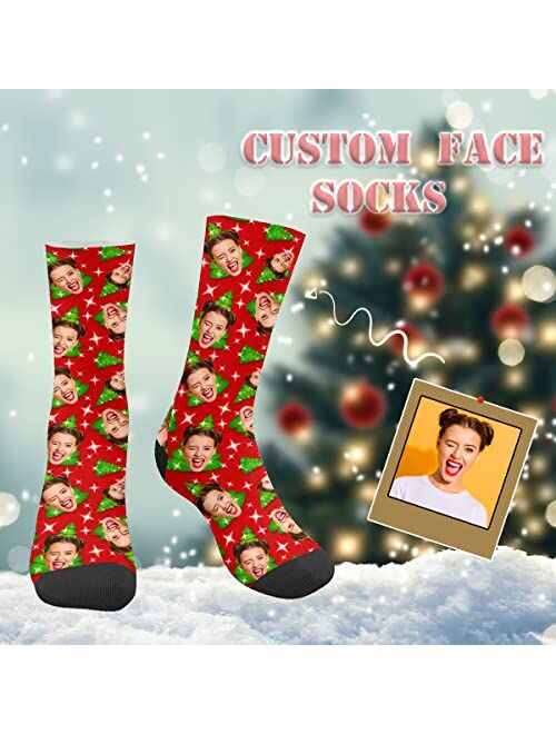 InterestPrint Custom Your Face Beloved Face Socks For Men Women