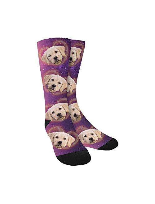 InterestPrint Custom Your Face Beloved Face Socks For Men Women