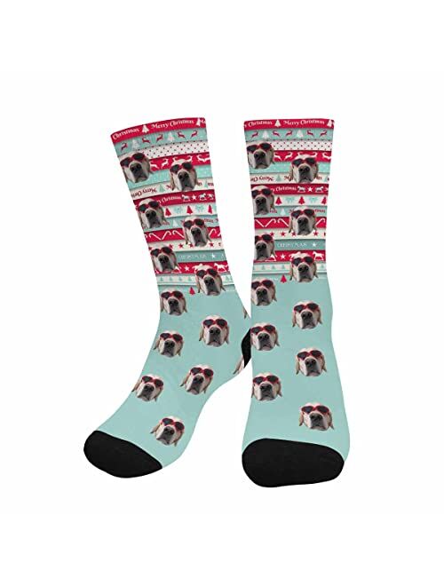 InterestPrint Custom Your Face Beloved Face Socks For Men Women