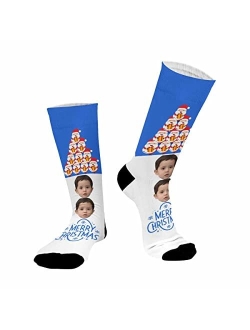 Interestprint Custom Faces Print Socks Personalized Funny Photo Socks Birthday Gifts