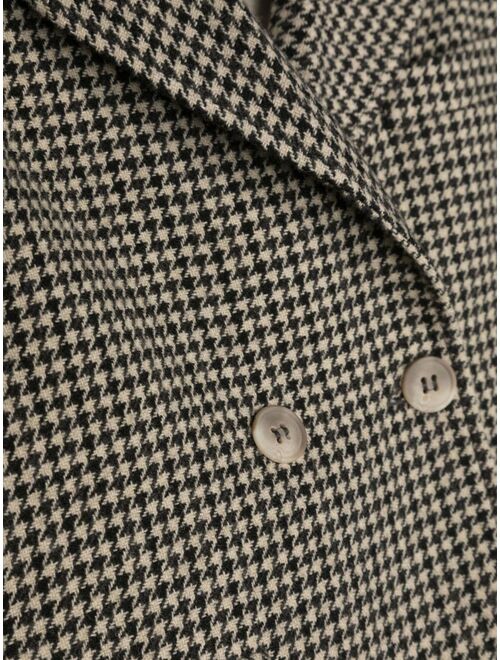 Bonpoint houndstooth-pattern double-breasted blazer