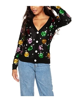 Classic Cute Cardigan Ugly Christmas Sweaters for Women with Fun Patterns and Animals