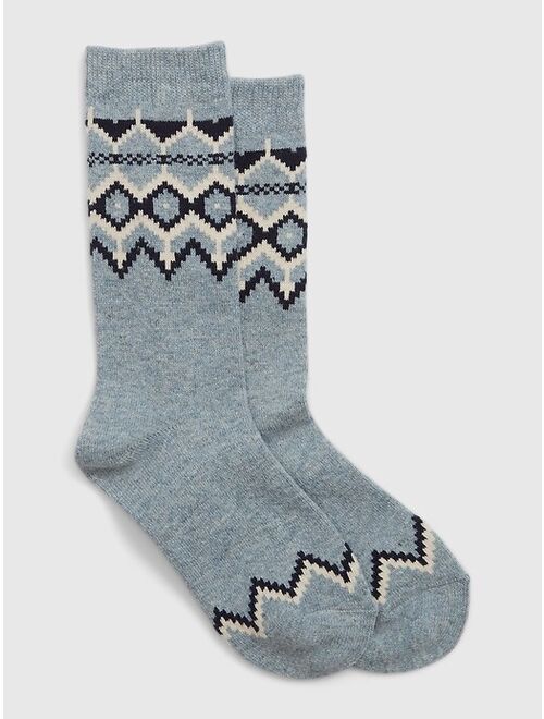 Gap Fair Isle Crew Socks