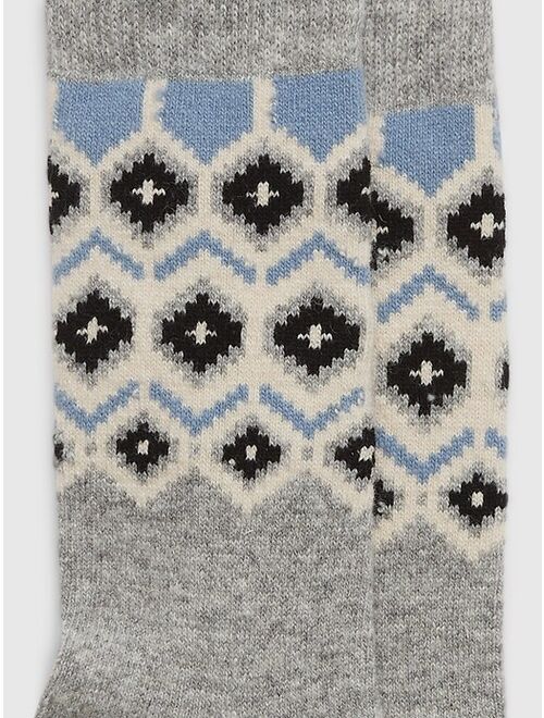 Gap Fair Isle Crew Socks