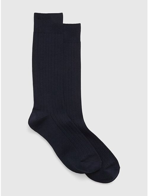 Gap Cotton Solid Dress Socks