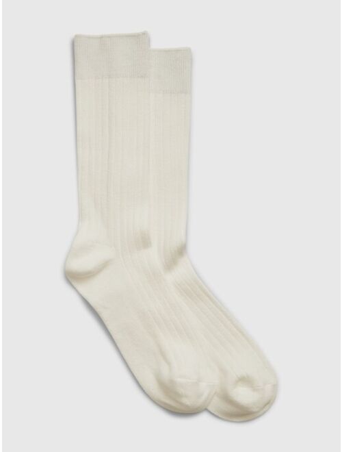 Gap Cotton Solid Dress Socks