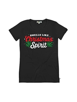 Women's Funny Christmas T Shirts - Cute Christmas Tops for Ladies