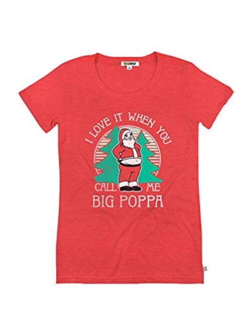 Tipsy Elves Women's Funny Christmas T Shirts - Cute Christmas Tops for Ladies