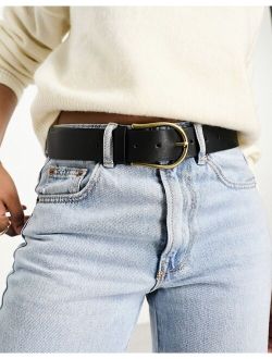 half moon waist and hip jeans belt