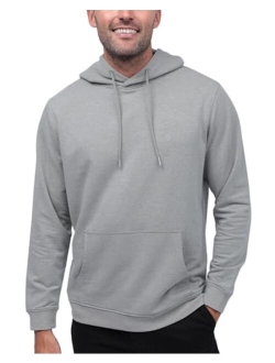 INTO THE AM Premium Hoodies For Men S - 4XL Lightweight Casual Fitted Plain Pullover Sweatshirt