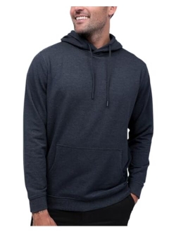 INTO THE AM Premium Hoodies For Men S - 4XL Lightweight Casual Fitted Plain Pullover Sweatshirt