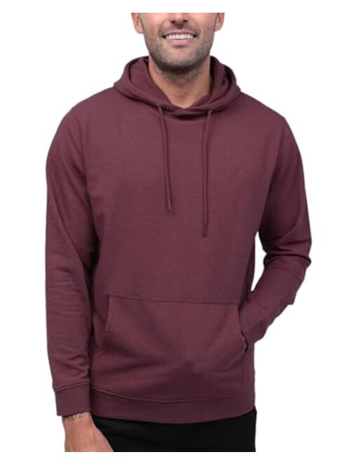 INTO THE AM Premium Hoodies For Men S - 4XL Lightweight Casual Fitted Plain Pullover Sweatshirt