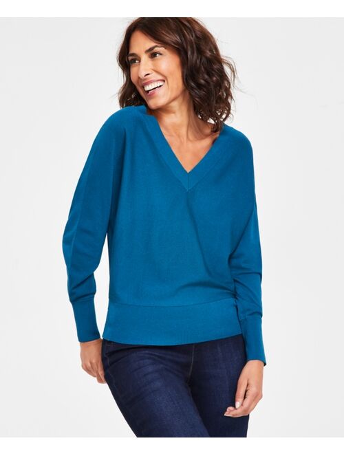 I.N.C. International Concepts Women's V-Neck Sweater, Created for Macy's