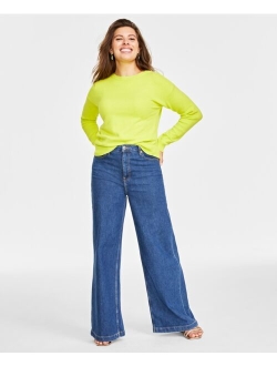 On 34th Women's Crewneck Sweater, Created for Macy's