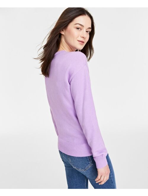 On 34th Women's Crewneck Sweater, Created for Macy's