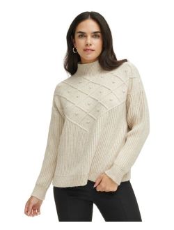 Women's Popcorn Stitch Sweter