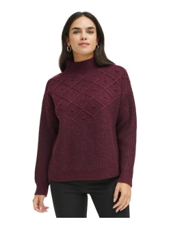 Women's Popcorn Stitch Sweter