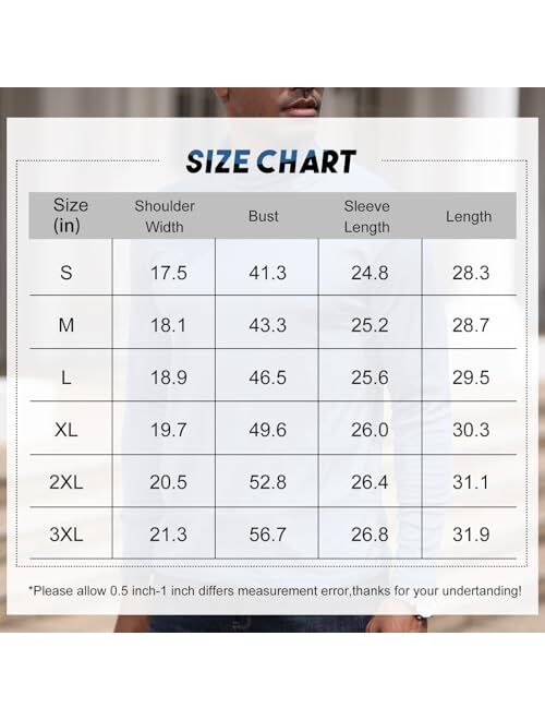 Lexiart Men's Casual Long Sleeve Turtleneck T-Shirts Basic Thermal Stretchy Pullover Undershirt