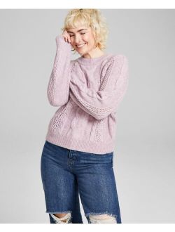 Women's Cable-Knit Raglan-Sleeve Sweater, Created for Macy's
