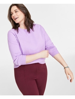 On 34th Plus Size Crewneck Sweater, Created for Macy's