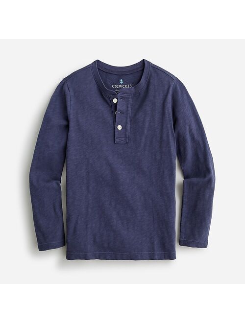 J.Crew Boys' long-sleeve henley in stripe