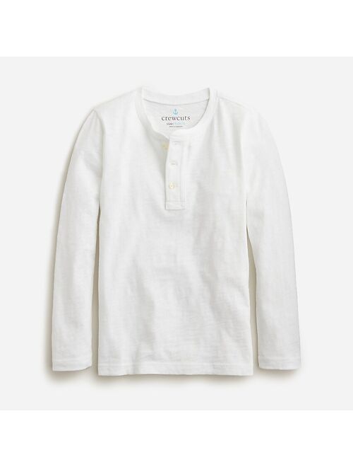 J.Crew Boys' long-sleeve henley in stripe