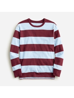 Kids' long-sleeve striped T-shirt in vintage jersey