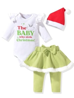 Aalizzwell Infant Baby Girls Christmas Outfits