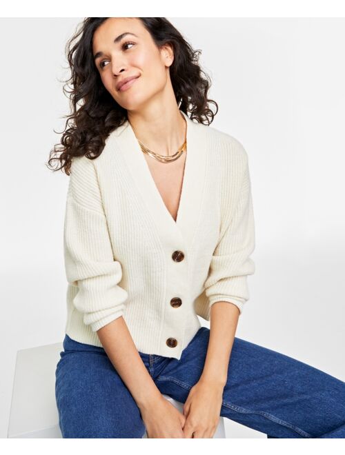 ON 34TH Women's Three-Button Classic Cardigan, Created for Macy's