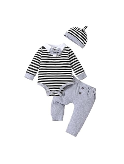 VINUOKER Preemie Newborn Baby Boy Clothes Infant boy Outfit Baby boy Little Gentlemen Outfits