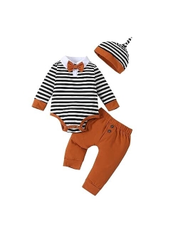 VINUOKER Preemie Newborn Baby Boy Clothes Infant boy Outfit Baby boy Little Gentlemen Outfits