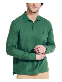 Men's Classic-Fit Long-Sleeve Polo Shirt