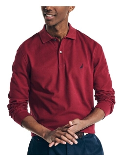 Men's Classic-Fit Long-Sleeve Polo Shirt