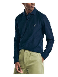 Men's Classic-Fit Long-Sleeve Polo Shirt