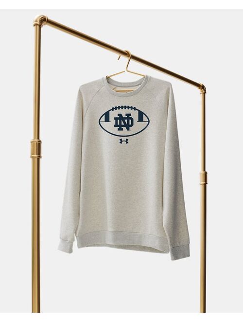 Under Armour Men's UA All Day Fleece Notre Dame Coach's Collection Crew