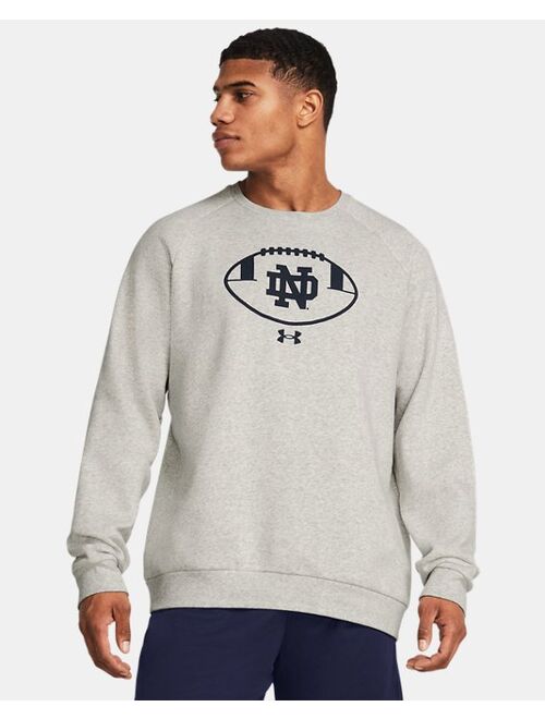 Under Armour Men's UA All Day Fleece Notre Dame Coach's Collection Crew