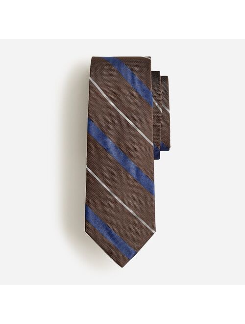 J.Crew Italian silk tie in stripe