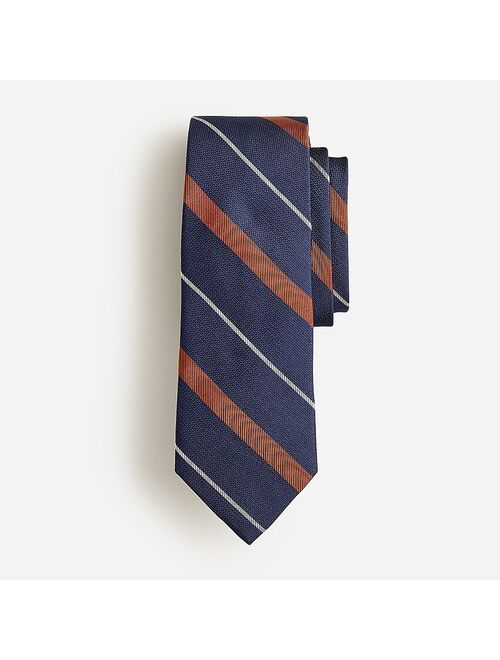 J.Crew Italian silk tie in stripe