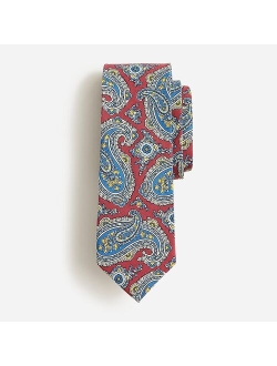 Italian silk tie in paisley